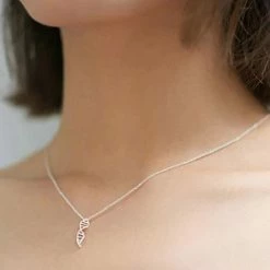 Korting 🤩 Geshe - Zilveren Ketting DNA Double Helix- Zilver 925 🧨 -Sieraden-horloges Verkoop 550x550 967
