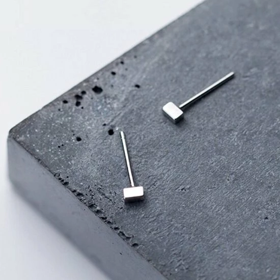 Begroting ๐ Geshe-Dames Platinum Vergulde Zilveren Oorbellen Trendy Rechthoek Knopjes-zilver 925-3mmx2mm-feest Cadeau โค๏ธ 4 Begroting ๐ Geshe-Dames Platinum Vergulde Zilveren Oorbellen Trendy Rechthoek Knopjes-zilver 925-3mmx2mm-feest Cadeau โค๏ธ - Afbeelding 2