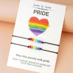 Promo 🔔 Bixorp Friends Vriendschapsarmbandjes Voor 2 LGBTQ Pride Met Kraaltjes - BFF Armband Meisjes - Best Friends Armband Vriendschap Cadeau Voor Twee 👍 -Sieraden-horloges Verkoop 550x552 2