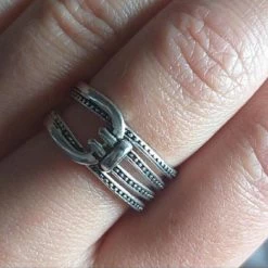 Korting ⭐ Ring- Zilver- Katy -Verstelbaar- Dames-Charme Bijoux 🌟 -Sieraden-horloges Verkoop 550x553