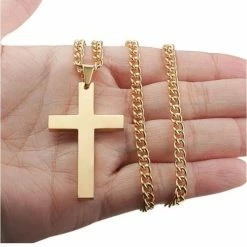 Promo 💯 Ardran & Tookar Ketting Kruis - Goudkleurig - 60 Cm - 1 Stuks 👏 -Sieraden-horloges Verkoop 550x561 3