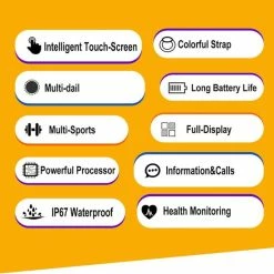 Flash-uitverkoop ✨ Tijdspeeltgeenrol Smartwatch F68 Zilver - Stappenteller - Hartslagmeter - Bloeddrukmeter - Bluetooth - Waterdicht - Gezond - Fitness - 2020 Model - ❤️ -Sieraden-horloges Verkoop 550x565 1