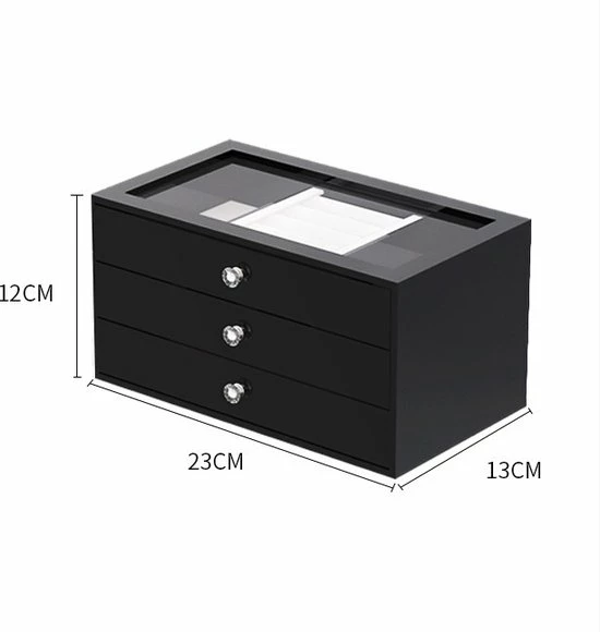 Begroting ๐งจ Goux.nl Sieradendoos Bella | Zwart | Acryl | Sieraden Organizer | Jewellery Organizer | Sieraden Opbergen | Opberg Box | Organizer | Velvet Onderkant | Ringen Display| Jewelery Organizer | Jewellery Box | Jewelery Box | Sieradenbox | Organizer | Beautybox | ๐งจ 6 Begroting ๐งจ Goux.nl Sieradendoos Bella | Zwart | Acryl | Sieraden Organizer | Jewellery Organizer | Sieraden Opbergen | Opberg Box | Organizer | Velvet Onderkant | Ringen Display| Jewelery Organizer | Jewellery Box | Jewelery Box | Sieradenbox | Organizer | Beautybox | ๐งจ - Afbeelding 4