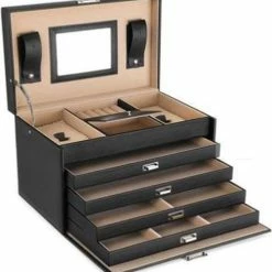 Beste Pirce π₯° Segenn's Sieradendoos XL - Juwelendoos - 4 Lades - Horlogedoos - Sieradenbox - Zwart β 15 Beste Pirce π₯° Segenn's Sieradendoos XL - Juwelendoos - 4 Lades - Horlogedoos - Sieradenbox - Zwart β -Sieraden-horloges Verkoop 550x582