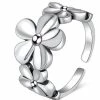 Promo 👍 N3 Collecties Verstelbaar 925 Sterling Zilveren Bloemenringen Voor Vrouwen 🛒 -Sieraden-horloges Verkoop 550x582 3