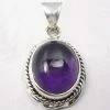 Aanbiedingen 🥰 Terra Edela Natuursieraad - 925 Sterling Zilver Paars Amethist Ketting Hanger Bedel - Luxe Edelsteen Sieraad - Handgemaakt ✔️ -Sieraden-horloges Verkoop 550x585
