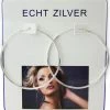 Flash-uitverkoop 👏 No Evil Zilveren Buis Oorringen 40 Mm ⭐ -Sieraden-horloges Verkoop 550x591 2