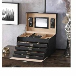 Beste Pirce π₯° Segenn's Sieradendoos XL - Juwelendoos - 4 Lades - Horlogedoos - Sieradenbox - Zwart β 13 Beste Pirce π₯° Segenn's Sieradendoos XL - Juwelendoos - 4 Lades - Horlogedoos - Sieradenbox - Zwart β -Sieraden-horloges Verkoop 550x611