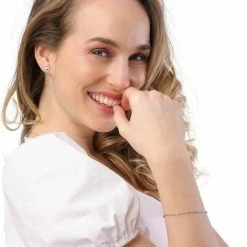 Promo 😀 Lucardi Zilveren Armband Gedraaid - 18 Cm ⭐ -Sieraden-horloges Verkoop 550x618