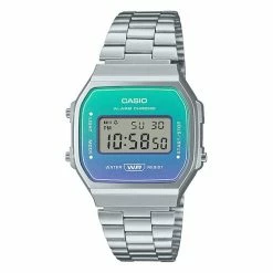 Coupon 🎉 Casio Vintage A168WER-2AEF Unixex Horloge 36,3 Mm - Zilverkleurig 🌟