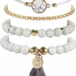 Beste recensies van π Fashion Favorite Set Armbanden Marble | 4 - Delig | Goudkleurig | 20-21 Cm β 6 Beste recensies van π Fashion Favorite Set Armbanden Marble | 4 - Delig | Goudkleurig | 20-21 Cm β -Sieraden-horloges Verkoop 550x645 1