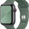 Beste Pirce 🔔 RNZV - Geschikt Voor Apple ⌚ Watch Bandje 38 / 40 Mm - Series 1 2 3 4 5 6 7 SE - Smartwatch IWatch Horloge Band - 38mm 40mm - Siliconen Bandje - Druk Sluiting - BLAUW GROEN 😍 -Sieraden-horloges Verkoop 550x659