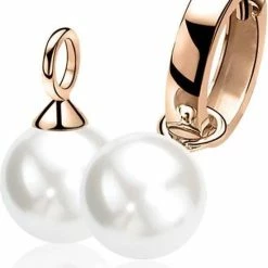 Hete verkoop ✔️ ZINZI Zilveren Oorbedels Rosé Verguld Parel Wit ZICH266WR. (zonder Oorringen). 😉 -Sieraden-horloges Verkoop 550x668