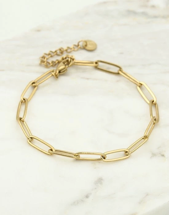 Coupon π Glow Adora - Armbanden - Paperclip Armband Plat - Goudkleurig π 3 Coupon π Glow Adora - Armbanden - Paperclip Armband Plat - Goudkleurig π