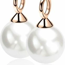 Hete verkoop ✔️ ZINZI Zilveren Oorbedels Rosé Verguld Parel Wit ZICH266WR. (zonder Oorringen). 😉 -Sieraden-horloges Verkoop 550x725 1