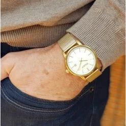 Groothandel 🤩 Smash Classico Milanese Horloge Goud - Unisex - Mannen - Vrouwen - Klassiek Horloge - Mesh Band ⌛ -Sieraden-horloges Verkoop 550x730 2