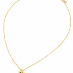 Nieuw 🔔 Dielay Ketting Met Panter / Luipaard - RVS - Lengte Verstelbaar 42-47 Cm - Hanger 9 Mm - Goudkleurig 🔔