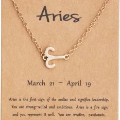 Kopen ✨ Bixorp Stars Sterrenbeeld Armband Ram (Aries) Goudkleurig - Zodiac Sieraad - Inclusief Nederlandstalige Informatie Over Het Sterrenbeeld - Cadeau Voor Meisjes, Jongens & Volwassenen 🛒