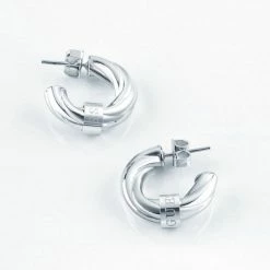 Korting 🎁 Guess Jewellery LET'S GET LOUD UBE70002 Dames Oorringen - Zilver 🌟 -Sieraden-horloges Verkoop 550x758 1