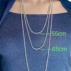 Beste Verkoop 😉 Behave 925 Massief Zilveren Slangen-ketting Voor Heren En Dames Lengte 55cm 🔥 11 Beste Verkoop 😉 Behave 925 Massief Zilveren Slangen-ketting Voor Heren En Dames Lengte 55cm 🔥 -Sieraden-horloges Verkoop 550x770