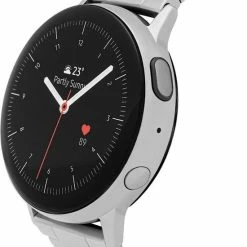 Nieuw 😍 Samsung Galaxy ⌚ Watch Active2 - Staal - Schakelband - 40mm - Special Edition - Zilver 🔔 -Sieraden-horloges Verkoop 550x777