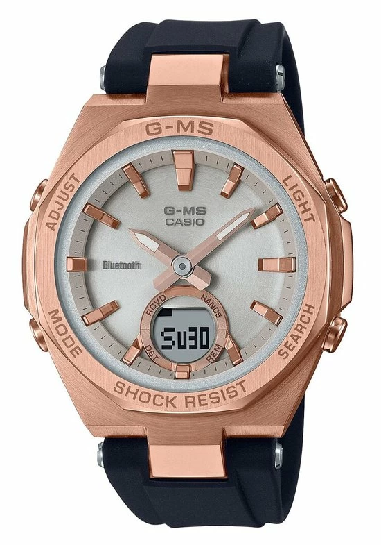 Gloednieuw 🥰 Casio G-MS MSG-B100G-1AER Dames Horloge - 37 Mm 🎉 3 Gloednieuw 🥰 Casio G-MS MSG-B100G-1AER Dames Horloge - 37 Mm 🎉