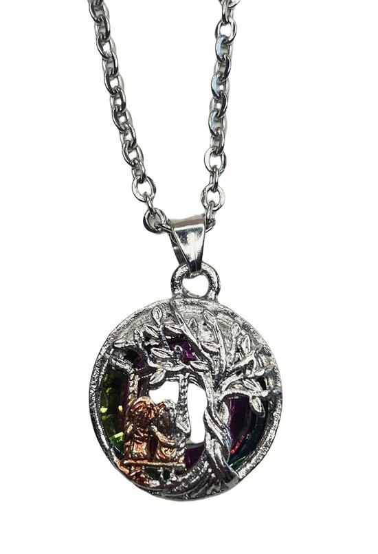 Aanbiedingen π Bijoux By Ive - Ketting Met Hanger - Levensboom Met 2 Schommelende Meisjes / Zussen π 3 Aanbiedingen π Bijoux By Ive - Ketting Met Hanger - Levensboom Met 2 Schommelende Meisjes / Zussen π